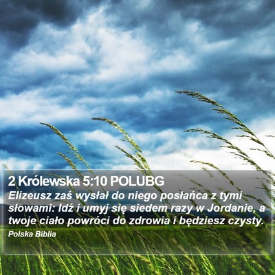 2 Królewska 5:10 POLUBG Bible Verse Image