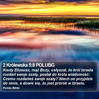 2 Królewska 5:8 POLUBG Bible Verse Image