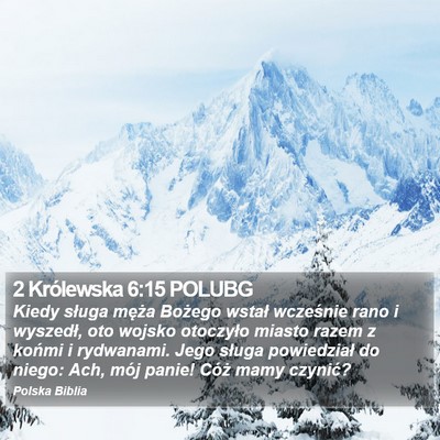 2 Królewska 6:15 POLUBG Bible Verse Image