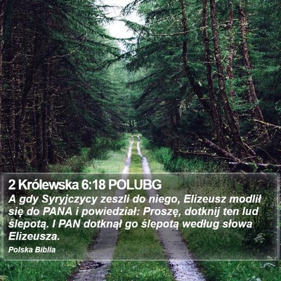 2 Królewska 6:18 POLUBG Bible Verse Image