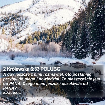 2 Królewska 6:33 POLUBG Bible Verse Image