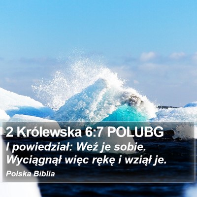 2 Królewska 6:7 POLUBG Bible Verse Image