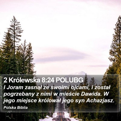 2 Królewska 8:24 POLUBG Bible Verse Image