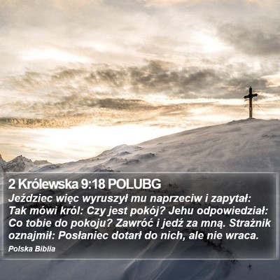 2 Królewska 9:18 POLUBG Bible Verse Image