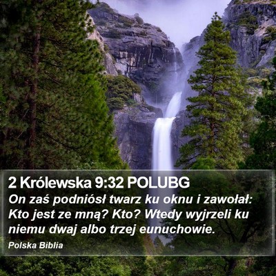 2 Królewska 9:32 POLUBG Bible Verse Image