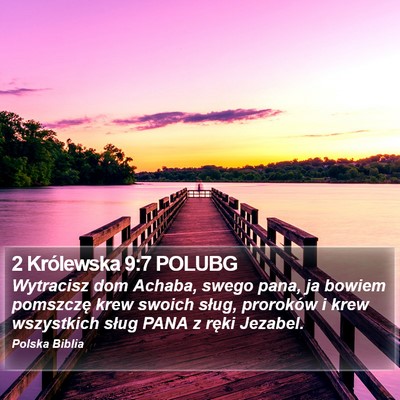 2 Królewska 9:7 POLUBG Bible Verse Image