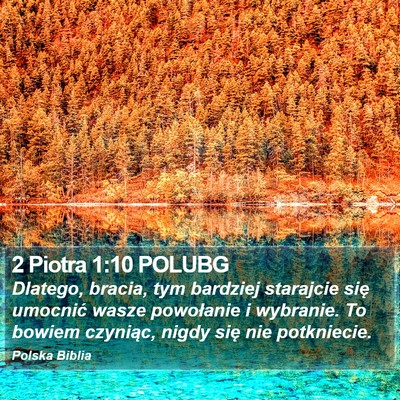 2 Piotra 1:10 POLUBG Bible Verse Image