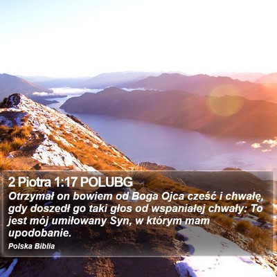 2 Piotra 1:17 POLUBG Bible Verse Image