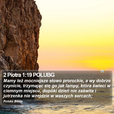 2 Piotra 1:19 POLUBG Bible Verse Image