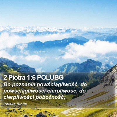 2 Piotra 1:6 POLUBG Bible Verse Image