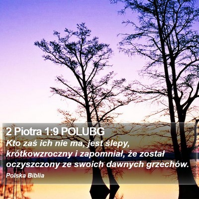 2 Piotra 1:9 POLUBG Bible Verse Image