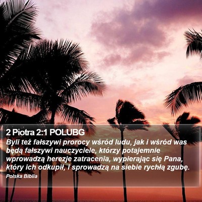 2 Piotra 2:1 POLUBG Bible Verse Image