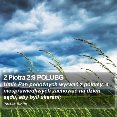 2 Piotra 2:9 POLUBG Bible Verse Image