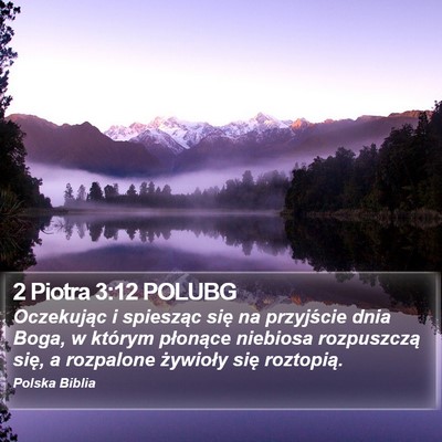 2 Piotra 3:12 POLUBG Bible Verse Image
