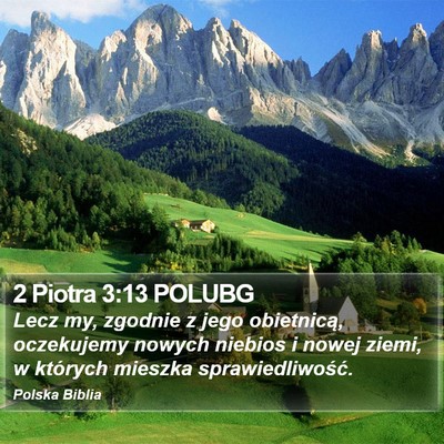 2 Piotra 3:13 POLUBG Bible Verse Image