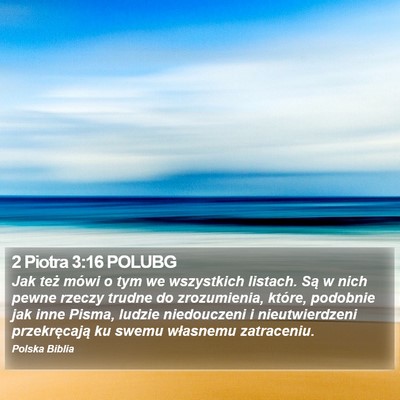 2 Piotra 3:16 POLUBG Bible Verse Image