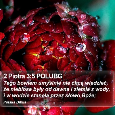 2 Piotra 3:5 POLUBG Bible Verse Image