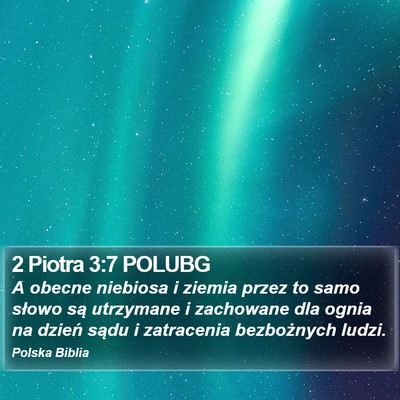 2 Piotra 3:7 POLUBG Bible Verse Image