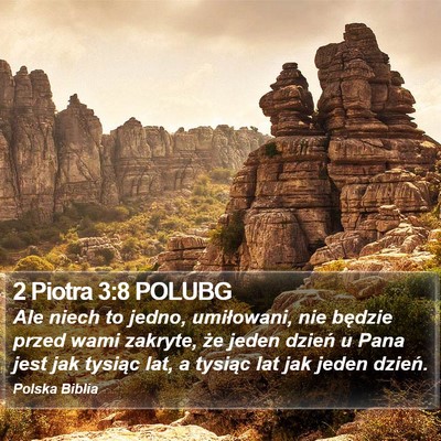 2 Piotra 3:8 POLUBG Bible Verse Image