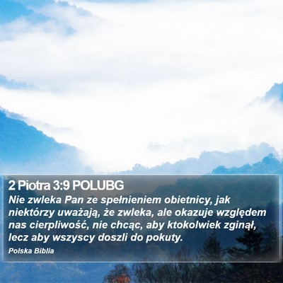 2 Piotra 3:9 POLUBG Bible Verse Image