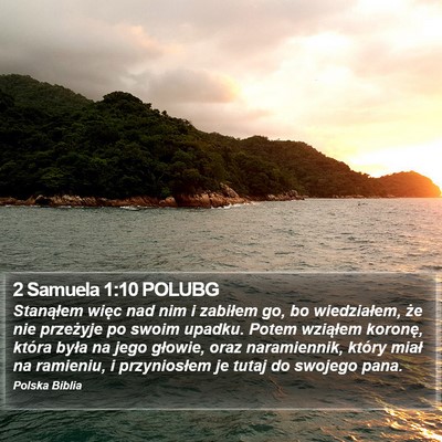 2 Samuela 1:10 POLUBG Bible Verse Image