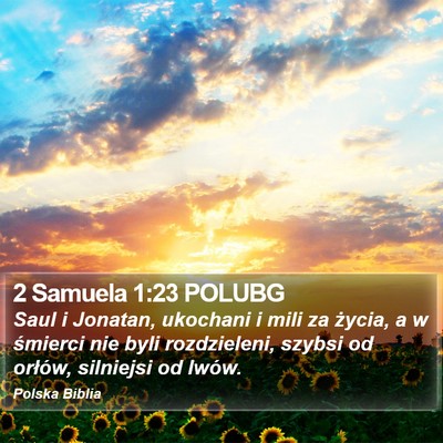 2 Samuela 1:23 POLUBG Bible Verse Image