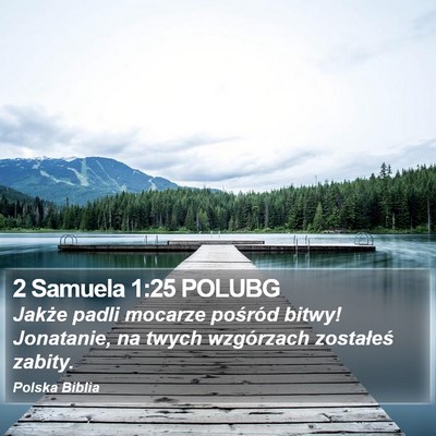 2 Samuela 1:25 POLUBG Bible Verse Image