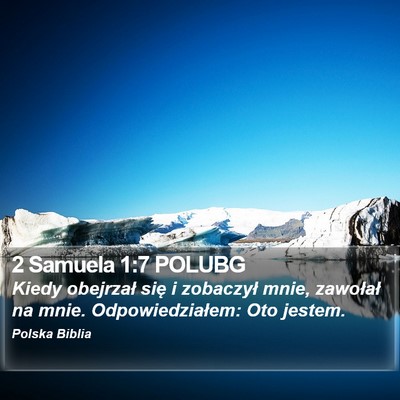 2 Samuela 1:7 POLUBG Bible Verse Image