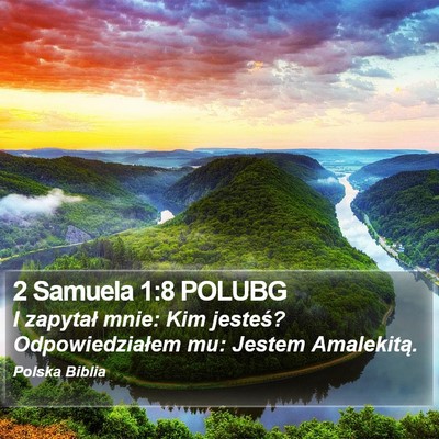 2 Samuela 1:8 POLUBG Bible Verse Image