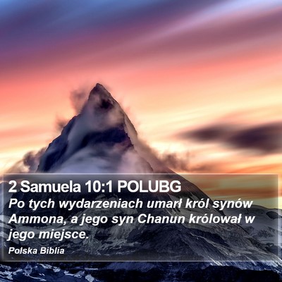 2 Samuela 10:1 POLUBG Bible Verse Image