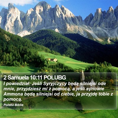 2 Samuela 10:11 POLUBG Bible Verse Image