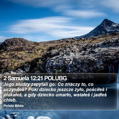 2 Samuela 12:21 POLUBG Bible Verse Image
