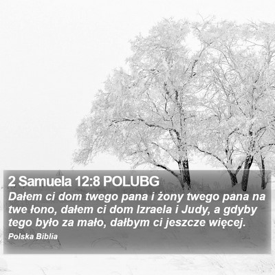 2 Samuela 12:8 POLUBG Bible Verse Image