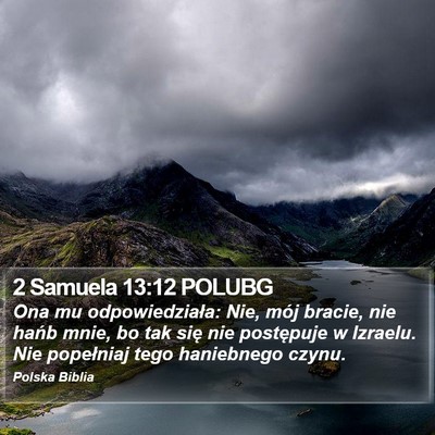 2 Samuela 13:12 POLUBG Bible Verse Image