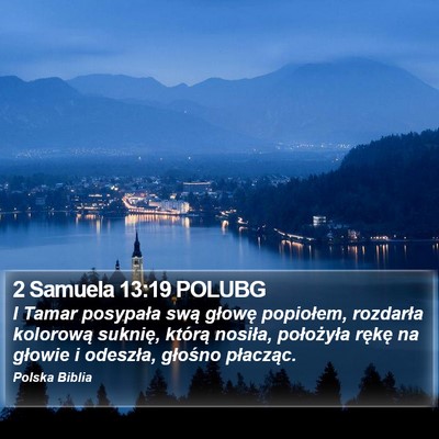 2 Samuela 13:19 POLUBG Bible Verse Image