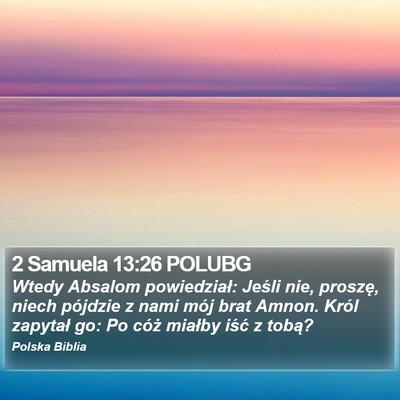 2 Samuela 13:26 POLUBG Bible Verse Image