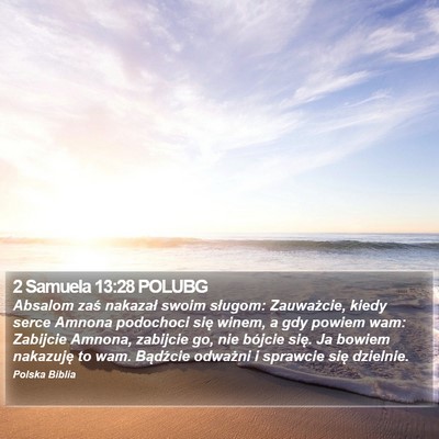 2 Samuela 13:28 POLUBG Bible Verse Image