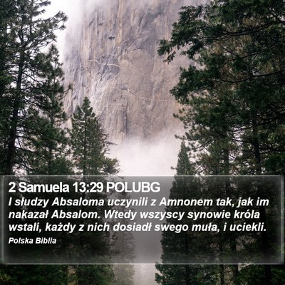 2 Samuela 13:29 POLUBG Bible Verse Image