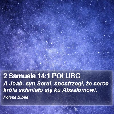 2 Samuela 14:1 POLUBG Bible Verse Image