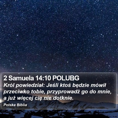2 Samuela 14:10 POLUBG Bible Verse Image