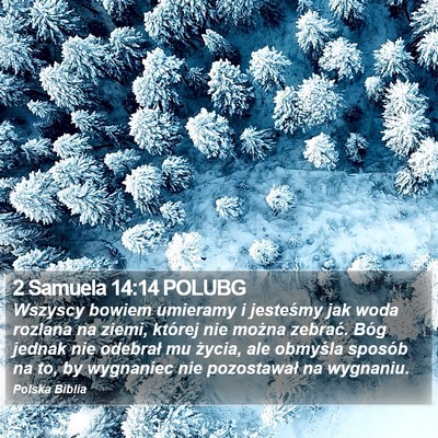 2 Samuela 14:14 POLUBG Bible Verse Image