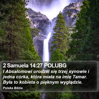 2 Samuela 14:27 POLUBG Bible Verse Image