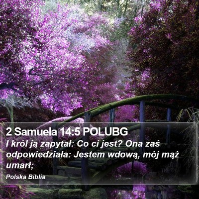 2 Samuela 14:5 POLUBG Bible Verse Image
