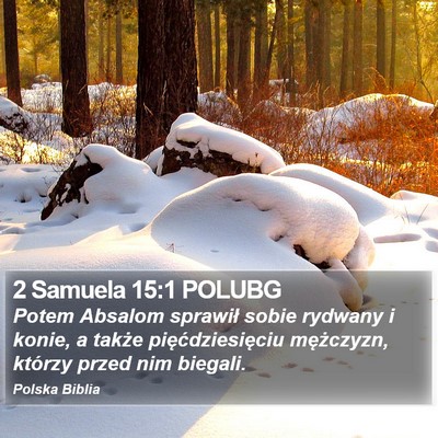 2 Samuela 15:1 POLUBG Bible Verse Image