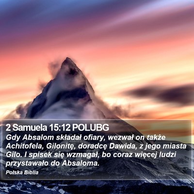 2 Samuela 15:12 POLUBG Bible Verse Image