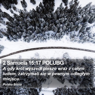 2 Samuela 15:17 POLUBG Bible Verse Image