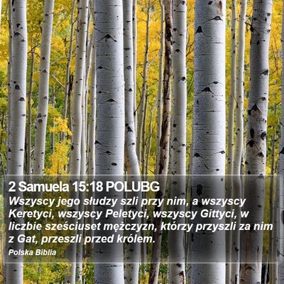 2 Samuela 15:18 POLUBG Bible Verse Image