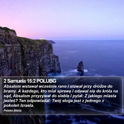 2 Samuela 15:2 POLUBG Bible Verse Image