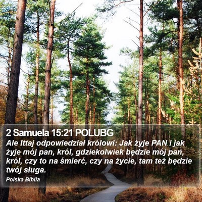 2 Samuela 15:21 POLUBG Bible Verse Image