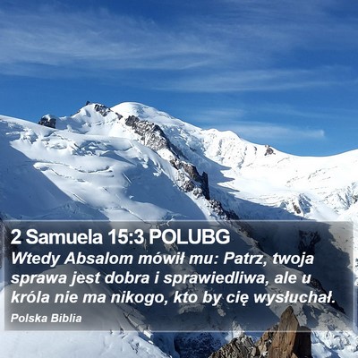 2 Samuela 15:3 POLUBG Bible Verse Image